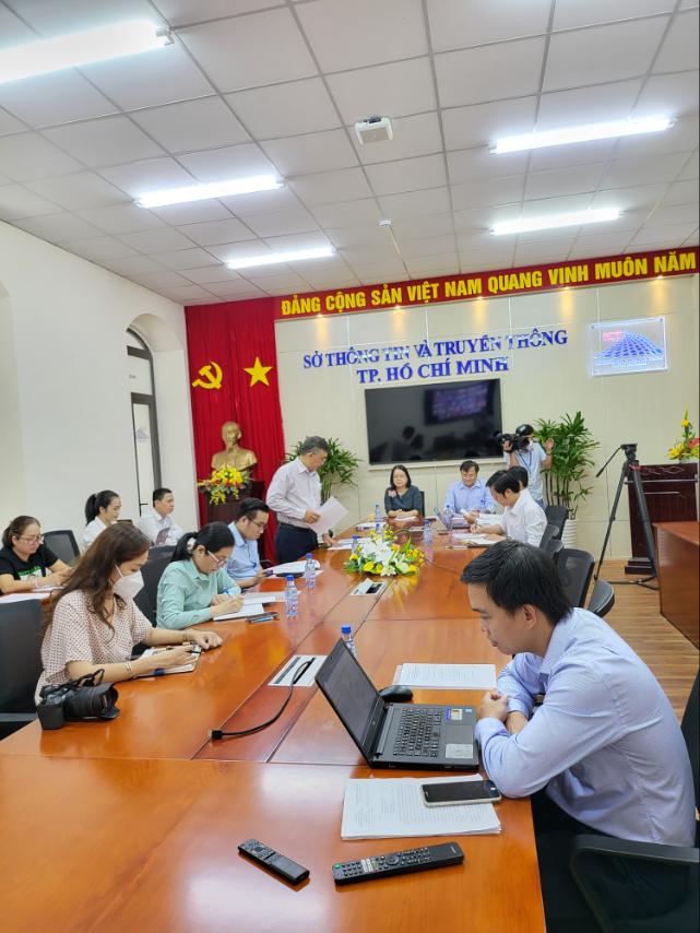 Sở Thông tin và Truyền thông và Sở Tư pháp tổ chức hội nghị trực tuyến thí điểm khai thác, sử dụng dữ liệu số hóa sổ hộ tịch TP.HCM.