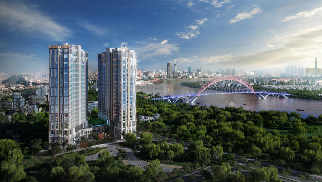 Tổ hợp căn hộ khoáng nóng Shizen Home ven sông Sài Gòn.