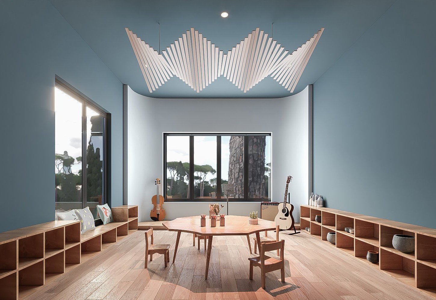 Một trong số các lớp học tại trường mầm non Em Maison.