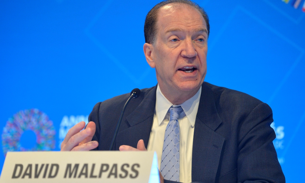 Chủ tịch Ngân hàng Thế giới (WB) David Malpass - Ảnh: Reuters.