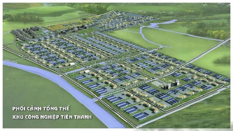 Phối cảnh khu công nghiệp Tiên Thanh, Tiên Lãng, Hải Phòng