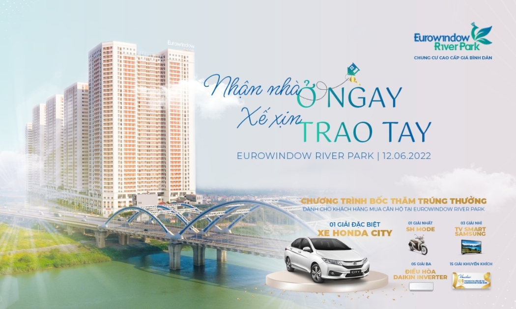 Sự kiện tri ân khách hàng lần 2 của Eurowindow River Park sẽ được tổ chức vào ngày 12/6 sắp tới.