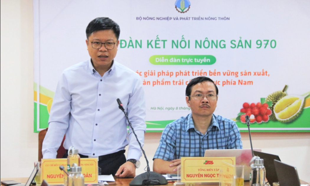 Ông Nguyễn Quốc Toản phát biểu tại Diễn đàn
