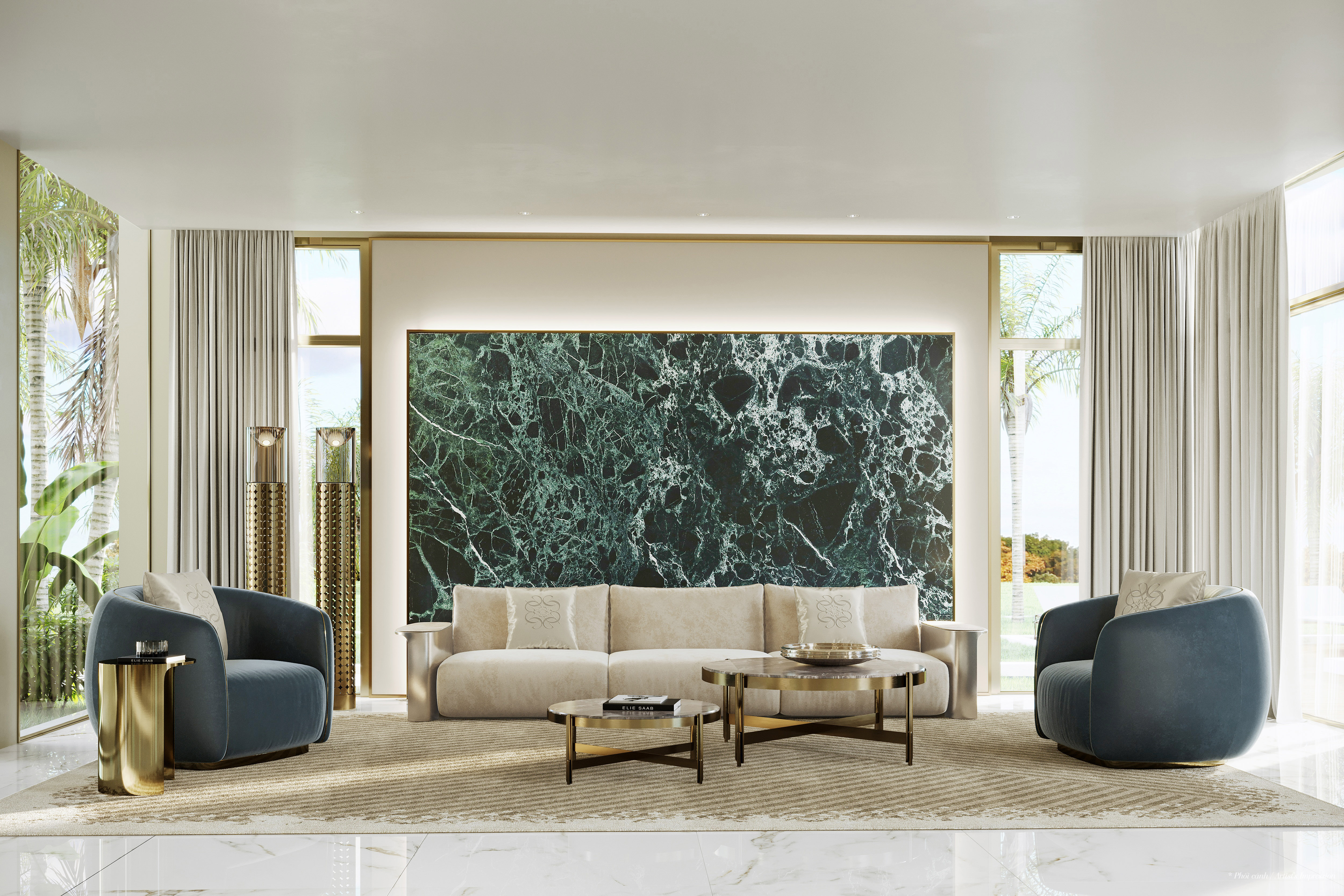 Không gian sống hàng hiệu mang đến trải nghiệm toàn diện cho giới siêu giàu.