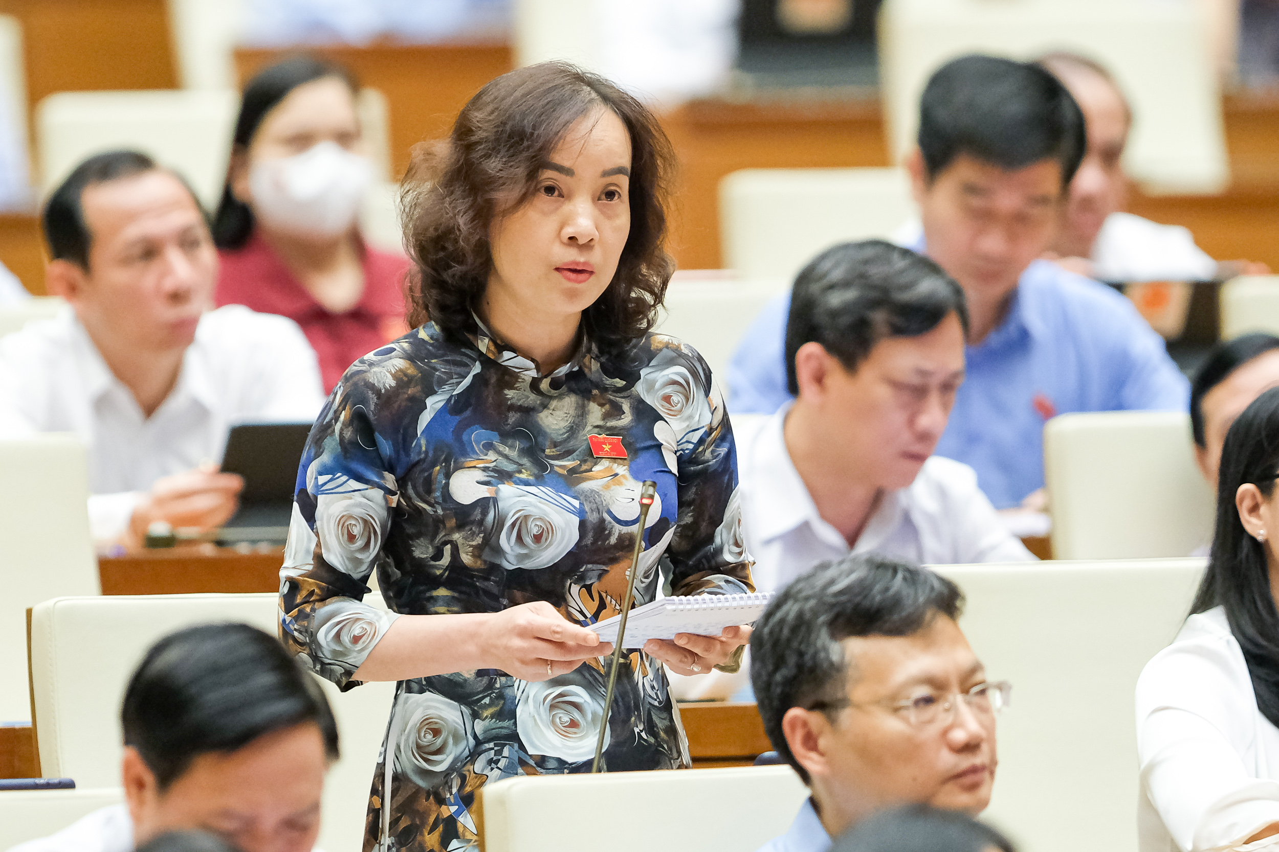 Đại biểu Cầm H&agrave; Chung - Ảnh: Quochoi.vn