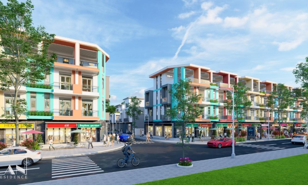 Phố thương mại chuyên gia VSIP 1 - AN Residence kiến tạo không gian sống chuẩn mực và đẳng cấp.
