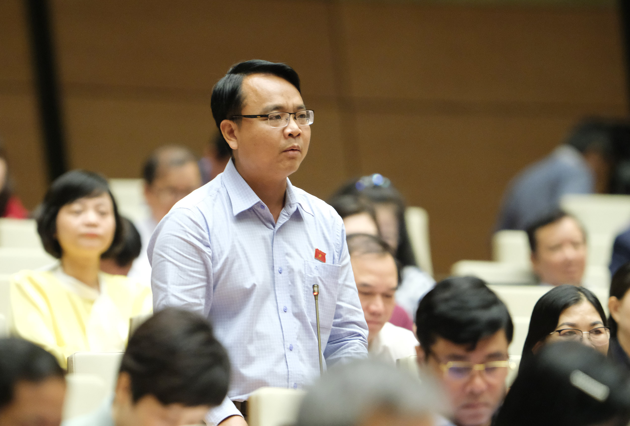 Đại biểu Đặng Hồng Sỹ, Đoàn đại biểu Quốc hội tỉnh Bình Thuận. (Ảnh: Quochoi.vn).