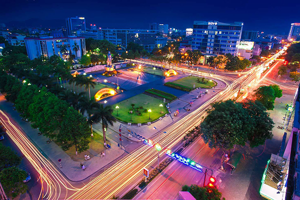 Thành phố Thanh Hóa về đêm