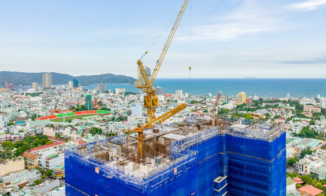 Dự án Grand Center Quy Nhon là một trong số 19 dự án HTN đang thi công trong năm 2022.