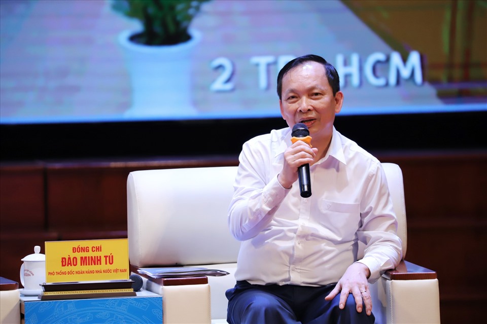 Ông Đào Minh Tú, Phó Thống đốc Ngân hàng Nhà nước Việt Nam. Ảnh - Hải Nguyễn. 