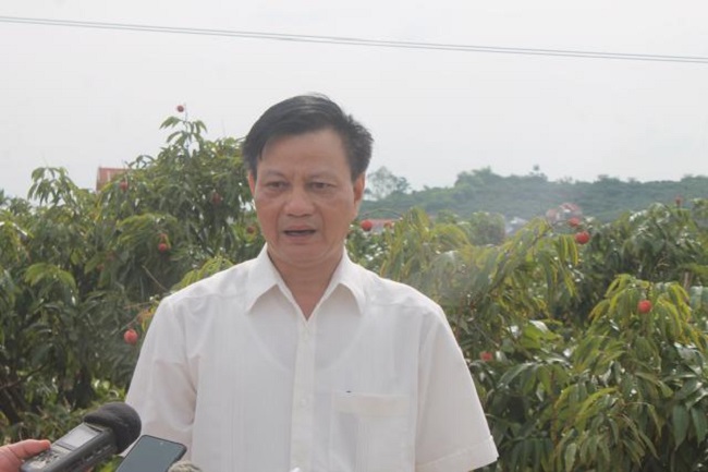 Ông La Văn Nam, Chủ tịch UBND huyện Lục Ngạn, tỉnh Bắc Giang.