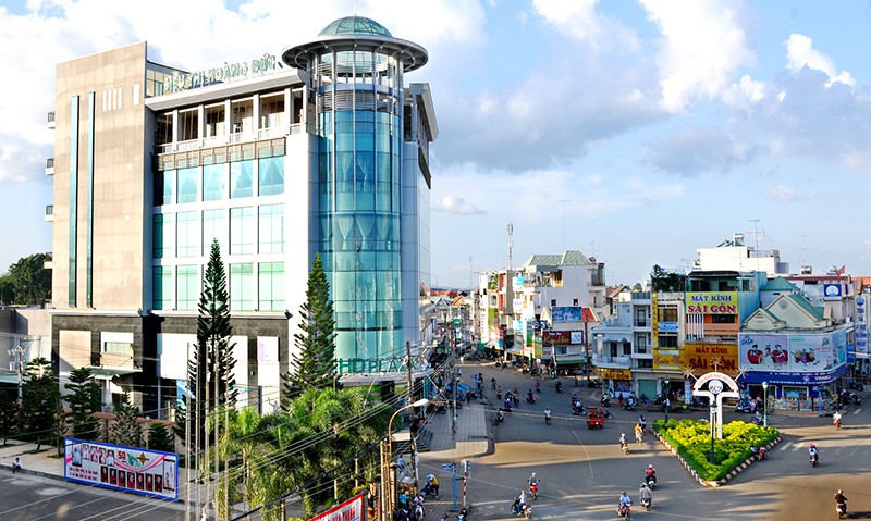 Khu vực trung tâm thành phố Long Khánh.