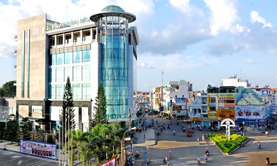 Khu vực trung tâm thành phố Long Khánh.