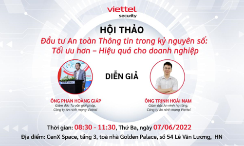 Viettel Cyber Security: Tối ưu đầu tư an toàn thông tin cho doanh nghiệp 