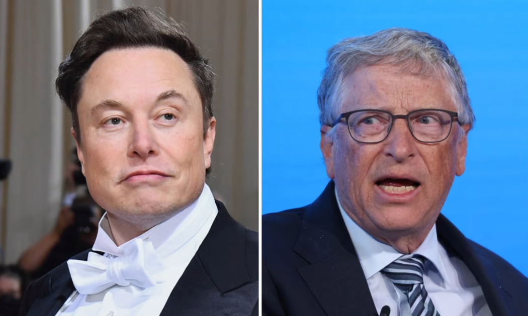 Tỷ phú Elon Musk và Bill Gates - Ảnh: Getty Images/AP