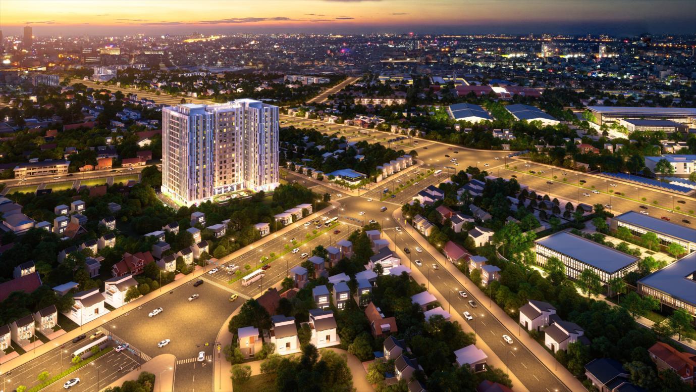 Tecco Felice Tower là dự án căn hộ chuẩn chuyên gia đầu tiên tại Tân Uyên.