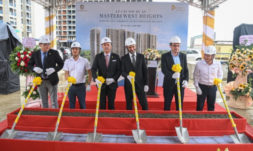 Cất nóc 2 dự án căn hộ đầu tiên của Masterise tại Hà Nội