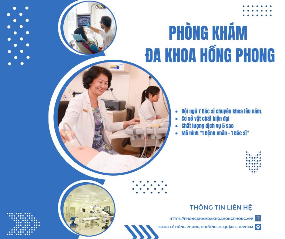 Chất lượng phòng khám đa khoa hồng phong : 160 Lê Hồng Phong.
