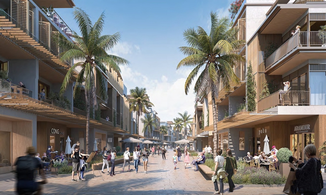 Sun Festival Avenue sẽ chính thức được giới thiệu vào ngày 19/6. Ảnh phối cảnh minh họa.
