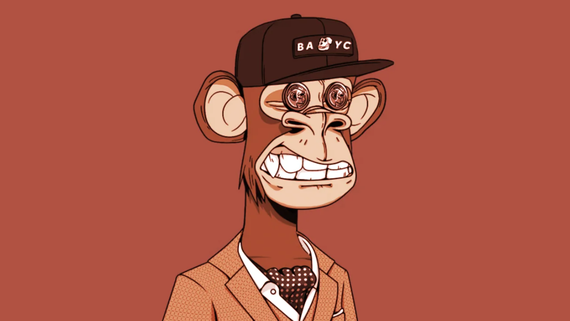 Bức ảnh khỉ trong bộ sưu tập A Bored Ape Yacht Club NFT m&agrave; &ocirc;ng Gates nhắc tới - Ảnh: Yuga Labs