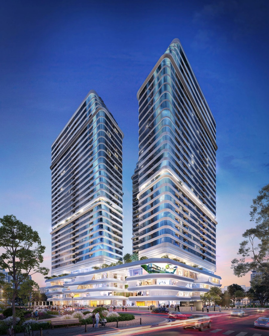 King Crown Infinity sẽ l&agrave; th&aacute;p đ&ocirc;i biểu tượng của trung t&acirc;m th&agrave;nh phố mới Thủ Đức.