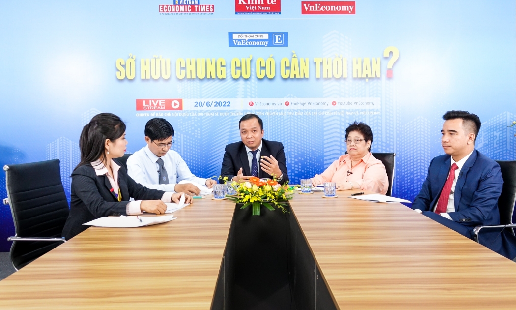 Tại toạ đàm “Sở hữu chung cư– Có cần thời hạn? do Tạp chí Kinh tế Việt Nam/VnEconomy tổ chức ngày 20/6/2022.