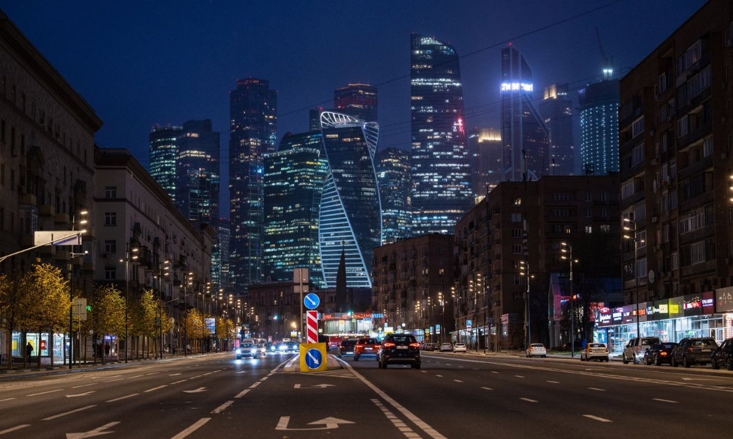Quận kinh doanh ở trung tâm thủ đô Moscow của Nga - Ảnh: Bloomberg.