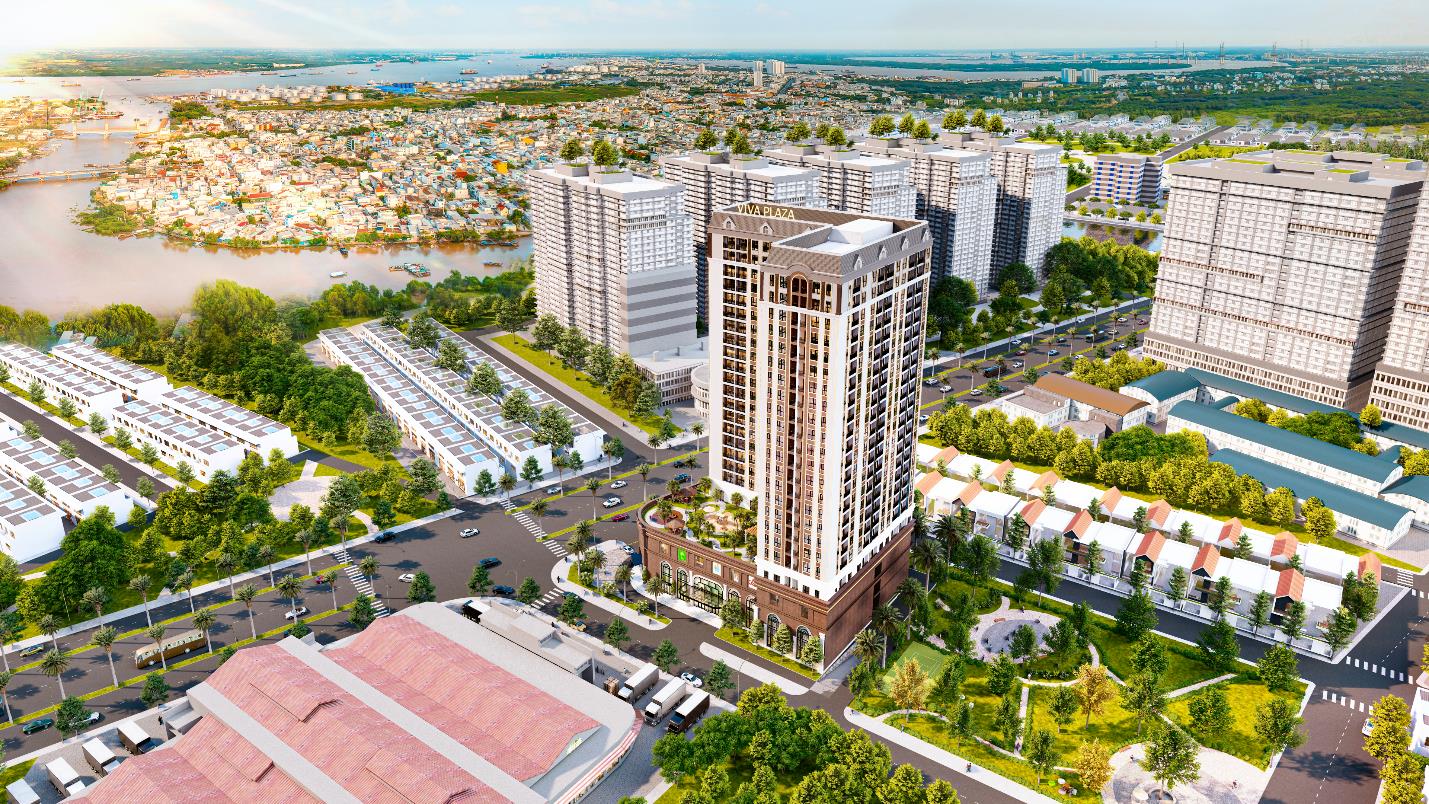 Phối cảnh Viva Plaza tọa lạc trong khu vực phát triển sầm uất của quận 7, Tp.HCM (www.viva-plaza.vn).