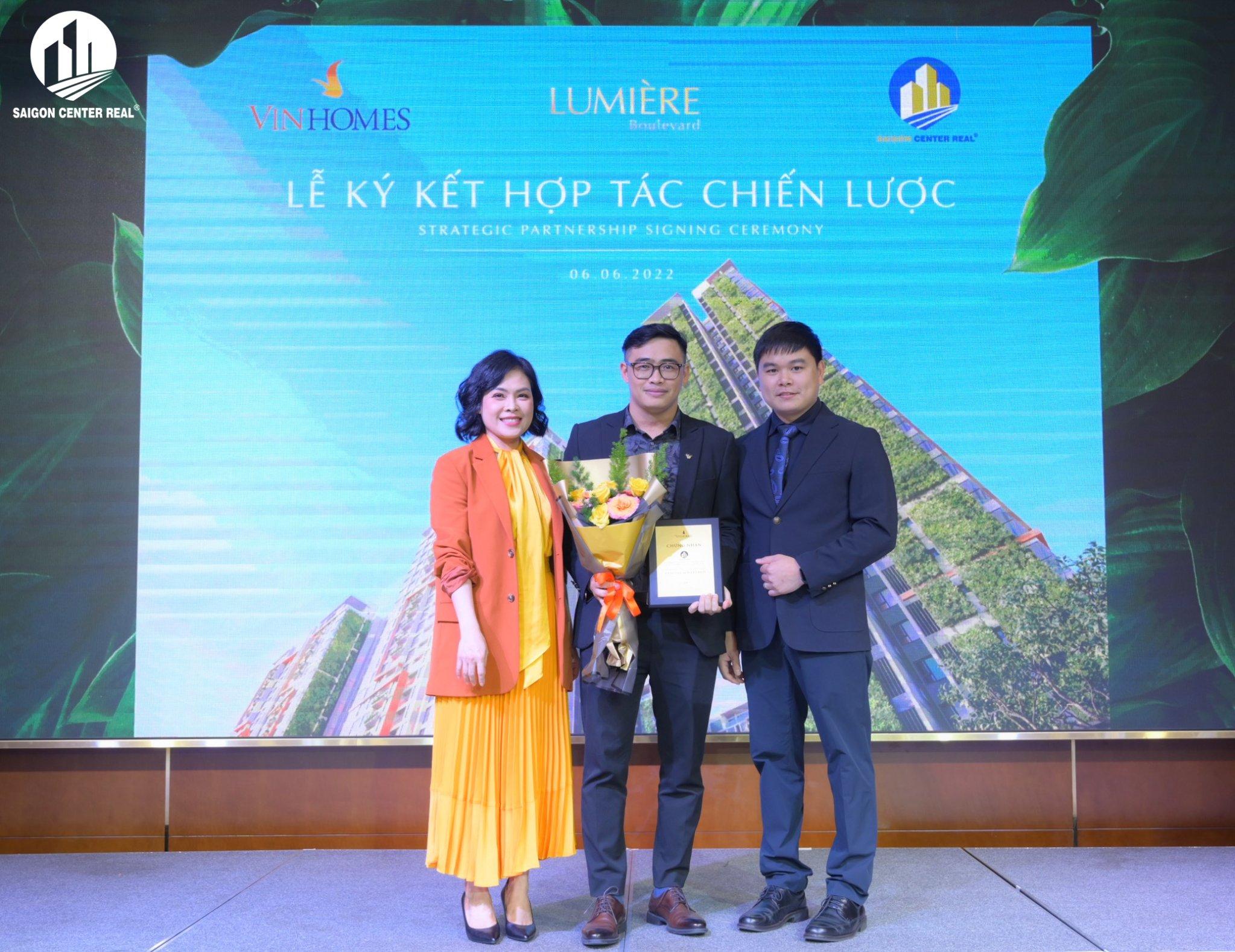 Saigon Center Real chính thức trở thành đối tác phân phối dự án Lumière Boulevard.