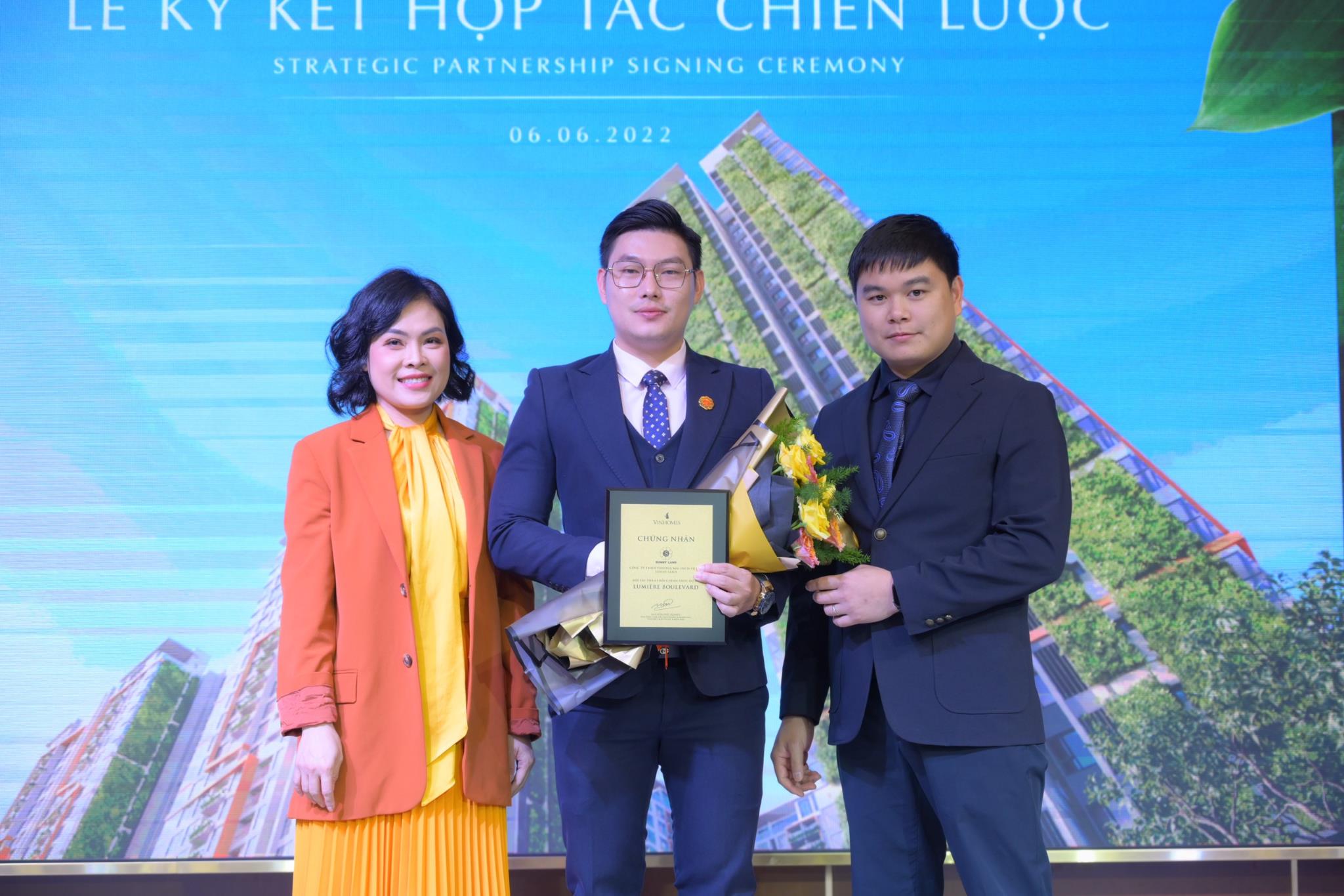 Sunny Land chính thức trở thành đối tác phân phối dự án Lumière Boulevard.