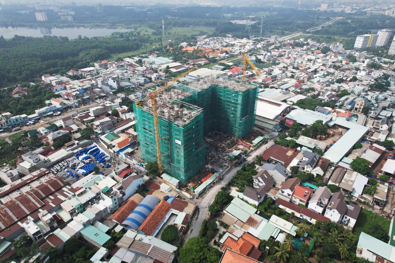 Dự &aacute;n HT Pearl đ&atilde; bắt đầu thi c&ocirc;ng tầng 12A, h&igrave;nh cập nhật từ c&ocirc;ng tr&igrave;nh th&aacute;ng 6/2022.