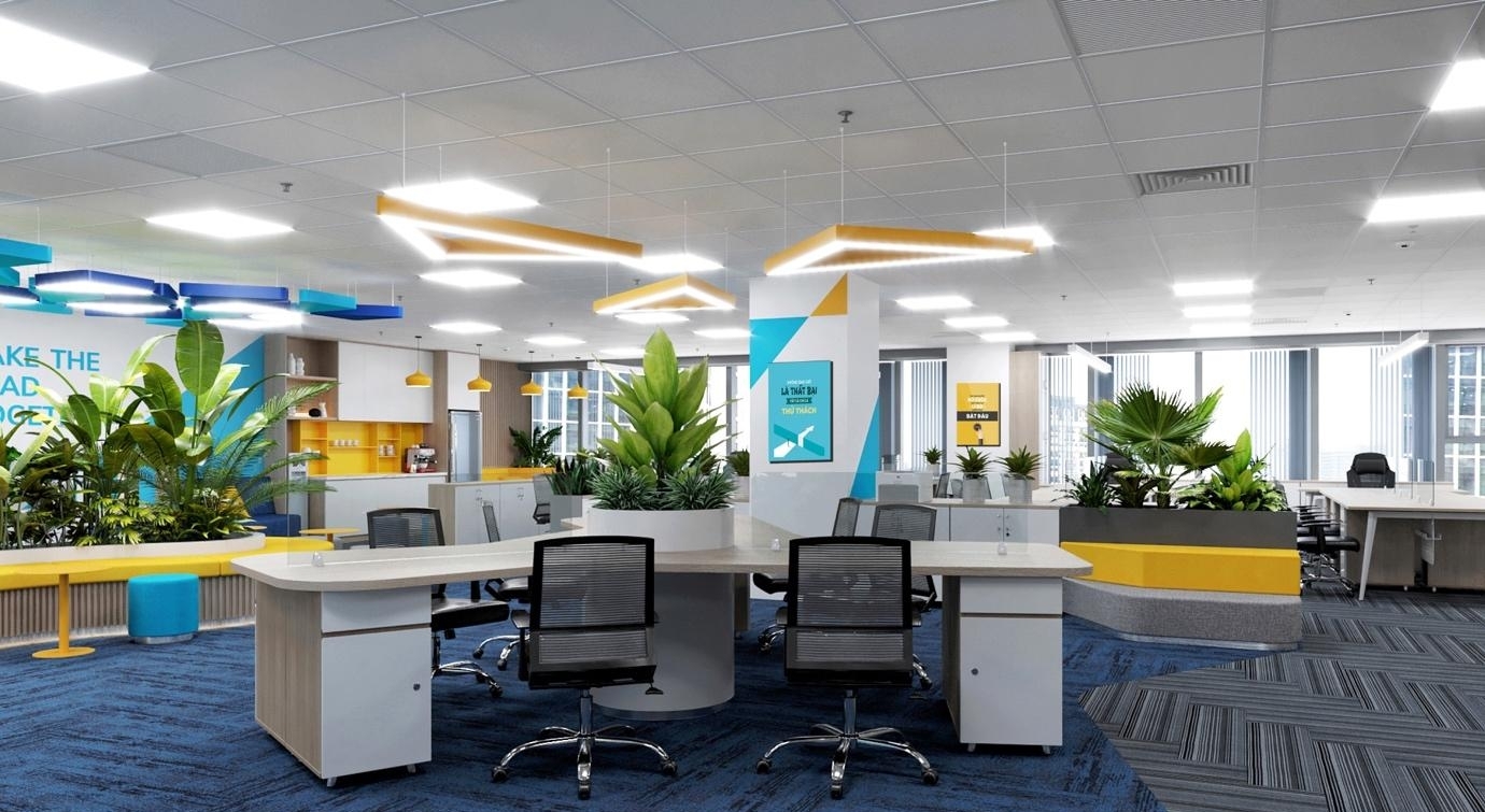 Không gian làm việc xanh giúp cải thiện hiệu suất công việc, tăng cường sáng tạo.
