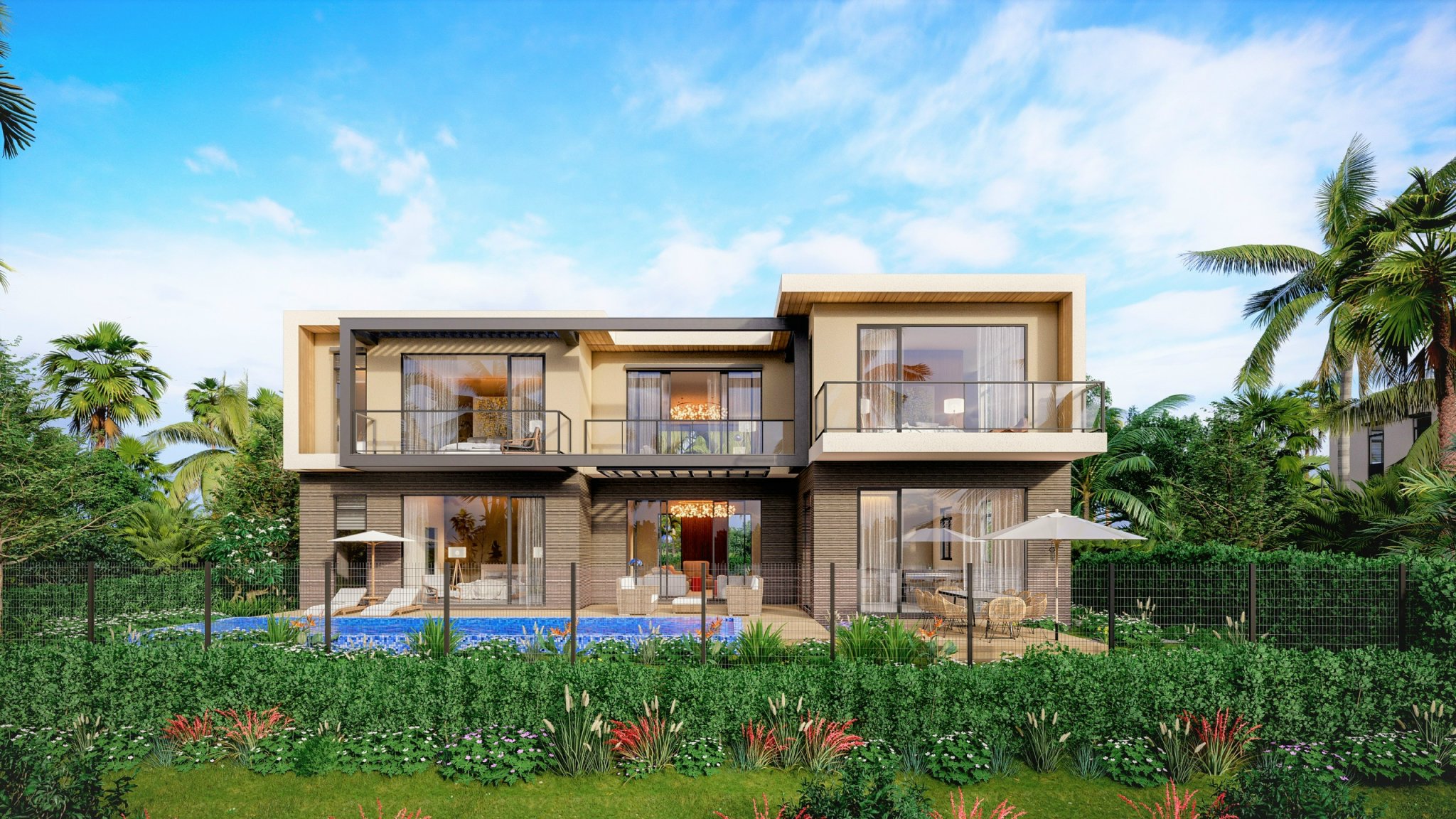 Một mẫu thiết kế trong bộ sưu tập Grand Villa Compound The Aqua của Waterpoint sắp được ra mắt.