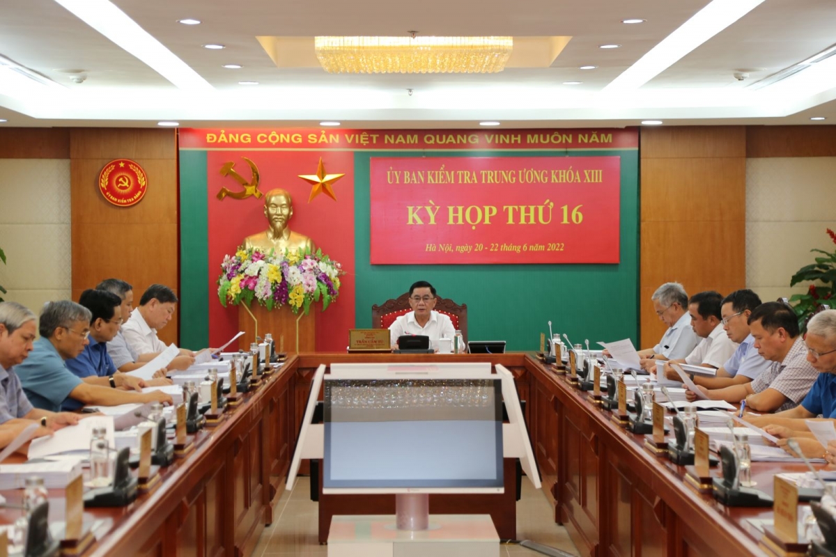 Ủy ban Kiểm tra Trung ương họp Kỳ thứ 16