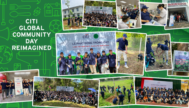 Citi Vietnam organizes activities for Global Community Day 2022
