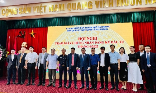 Hải Phòng cấp phép cho 6 dự án với quy mô trên 400 triệu USD