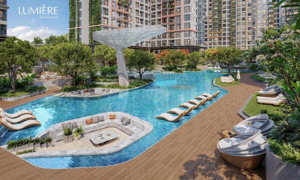 Hệ thống tiện ích giúp nâng cao sức khỏe và tinh thần cho cư dân tại Lumière Boulevard.