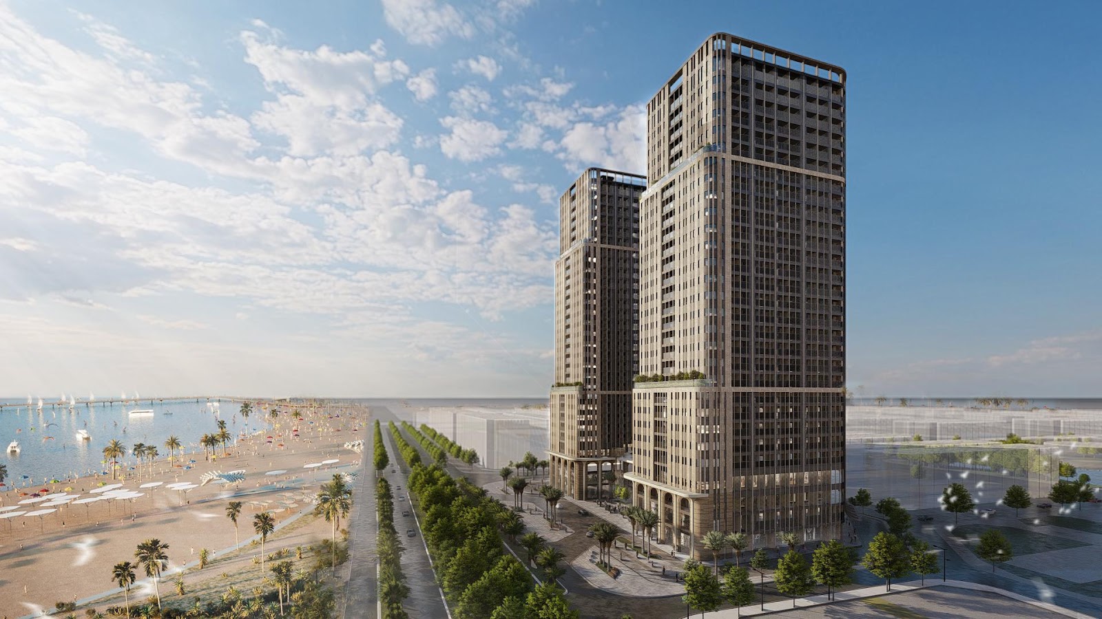 T&ograve;a Novotel Quang Binh Hotel & Residence - 1 trong 5 t&ograve;a th&aacute;p thuộc khu B dự &aacute;n Regal Legend được vận h&agrave;nh bởi Accor.