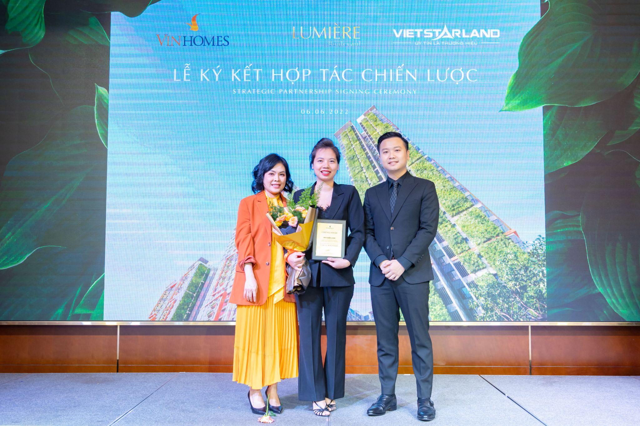 Vietstarland ch&iacute;nh thức trở th&agrave;nh đối t&aacute;c ph&acirc;n phối dự &aacute;n Lumi&egrave;re Boulevard.