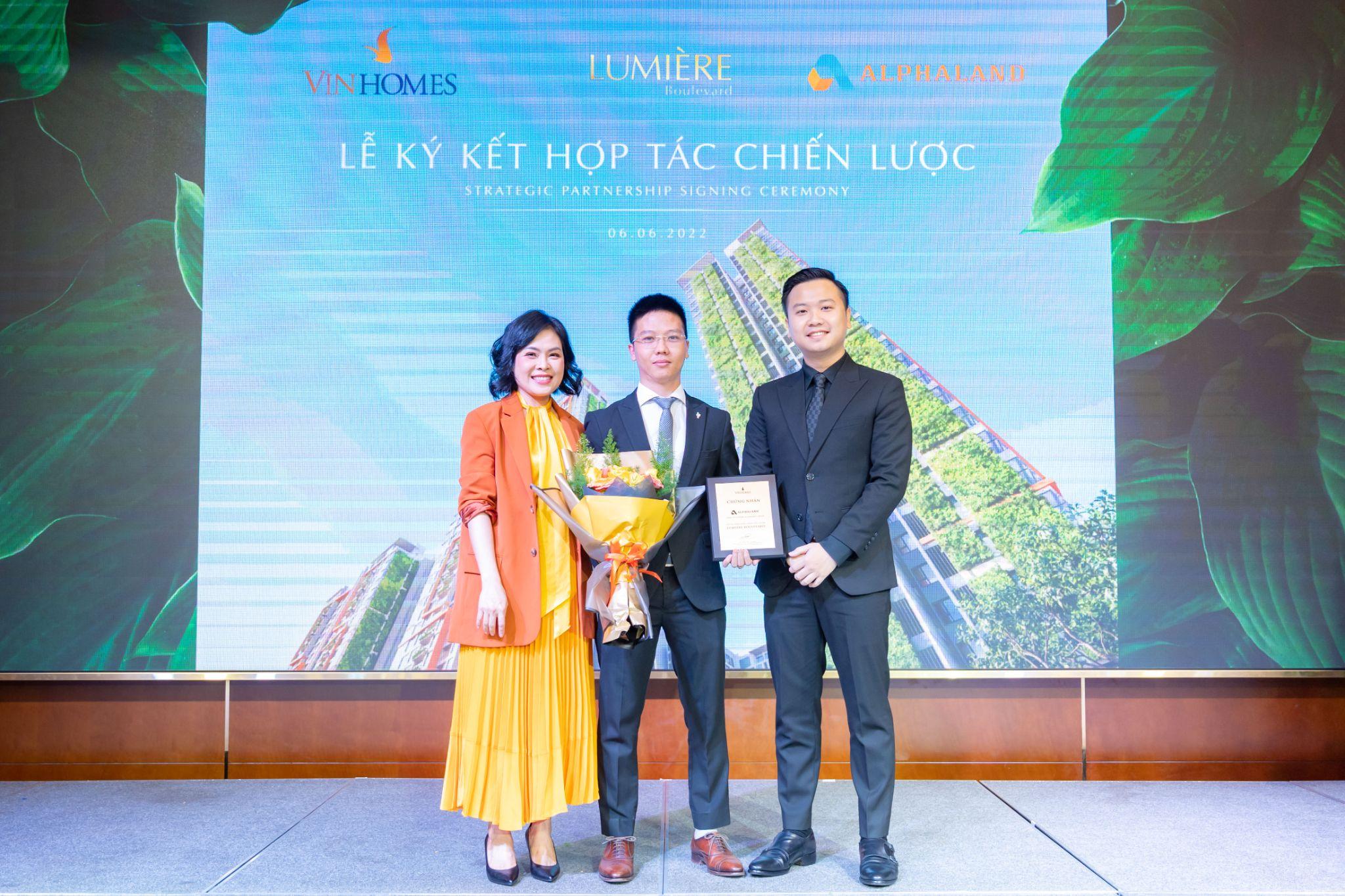 Alphaland Group chính thức trở thành đối tác phân phối dự án Lumière Boulevard.