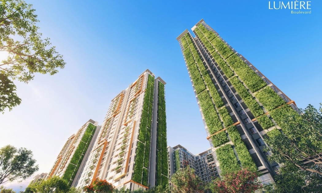 Lumière Boulevard - siêu phẩm kiến trúc xanh 3D hàng đầu Việt Nam.