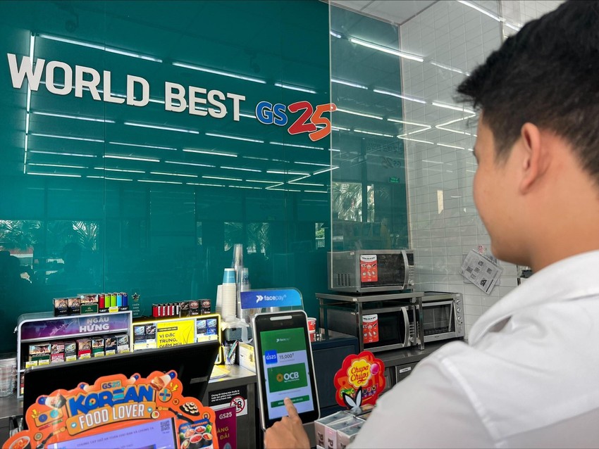 Facepay hiện đ&atilde; được triển khai đồng loạt tại hệ thống si&ecirc;u thị GS25.