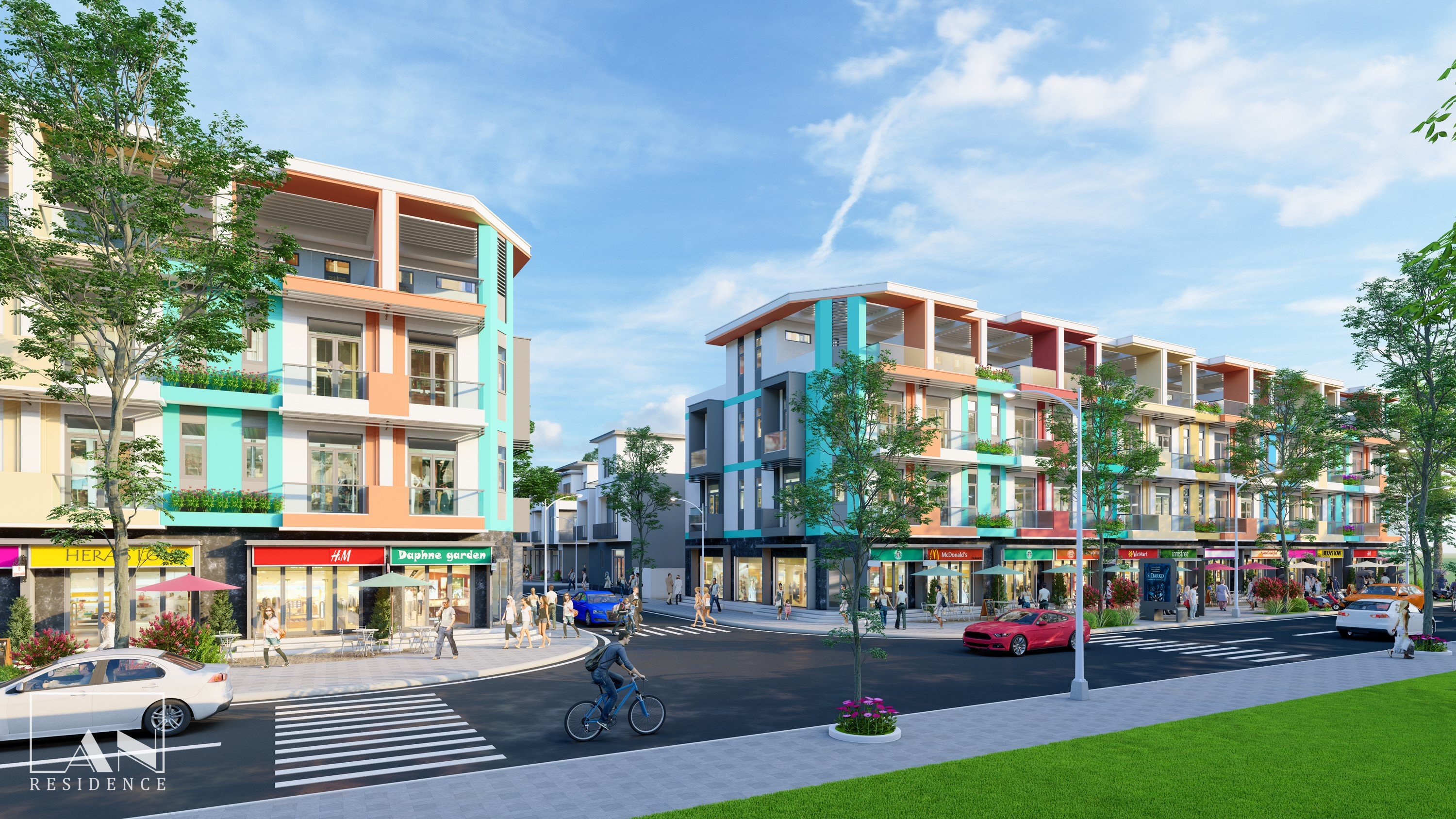 Phố thương mại chuyên gia VSIP 1 - AN Residence kiến tạo không gian sống chuẩn mực và đẳng cấp.