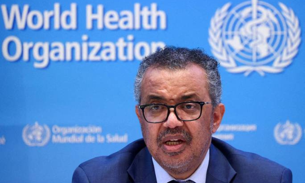 ng giám đốc Tổ chức Y tế Thế giới (WHO) Tedros Adhanom Ghebreyesus - Ảnh: REUTERS