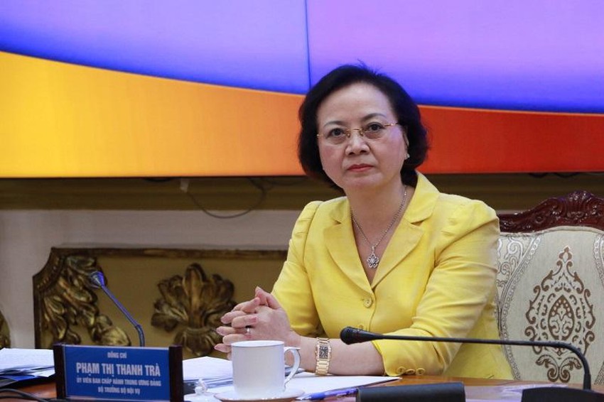 Bộ trưởng Bộ Nội vụ Phạm Thị Thanh Trà cùng đoàn công tác của Bộ Nội vụ đến làm việc tại TP.HCM.