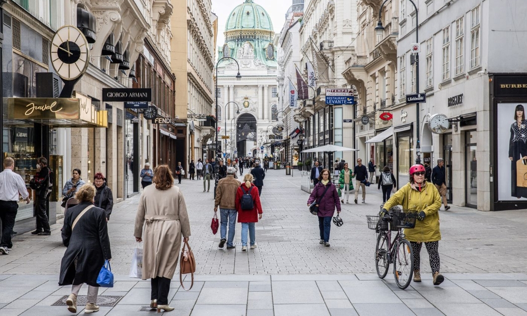 Một góc thủ đô Vienna của Áo - Ảnh: Bloomberg.