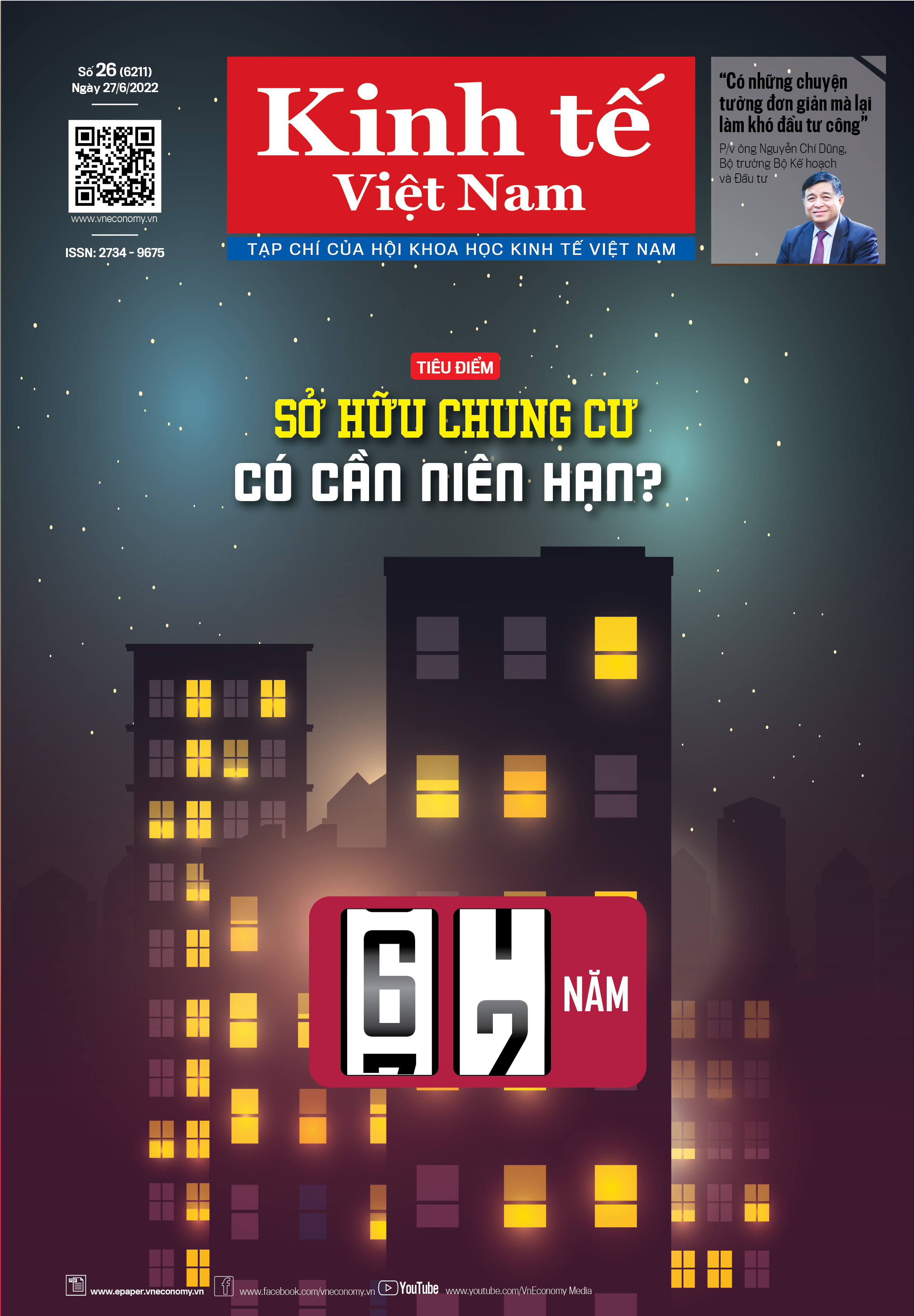 Tạp ch&iacute; Kinh tế Việt Nam số 26-2022.