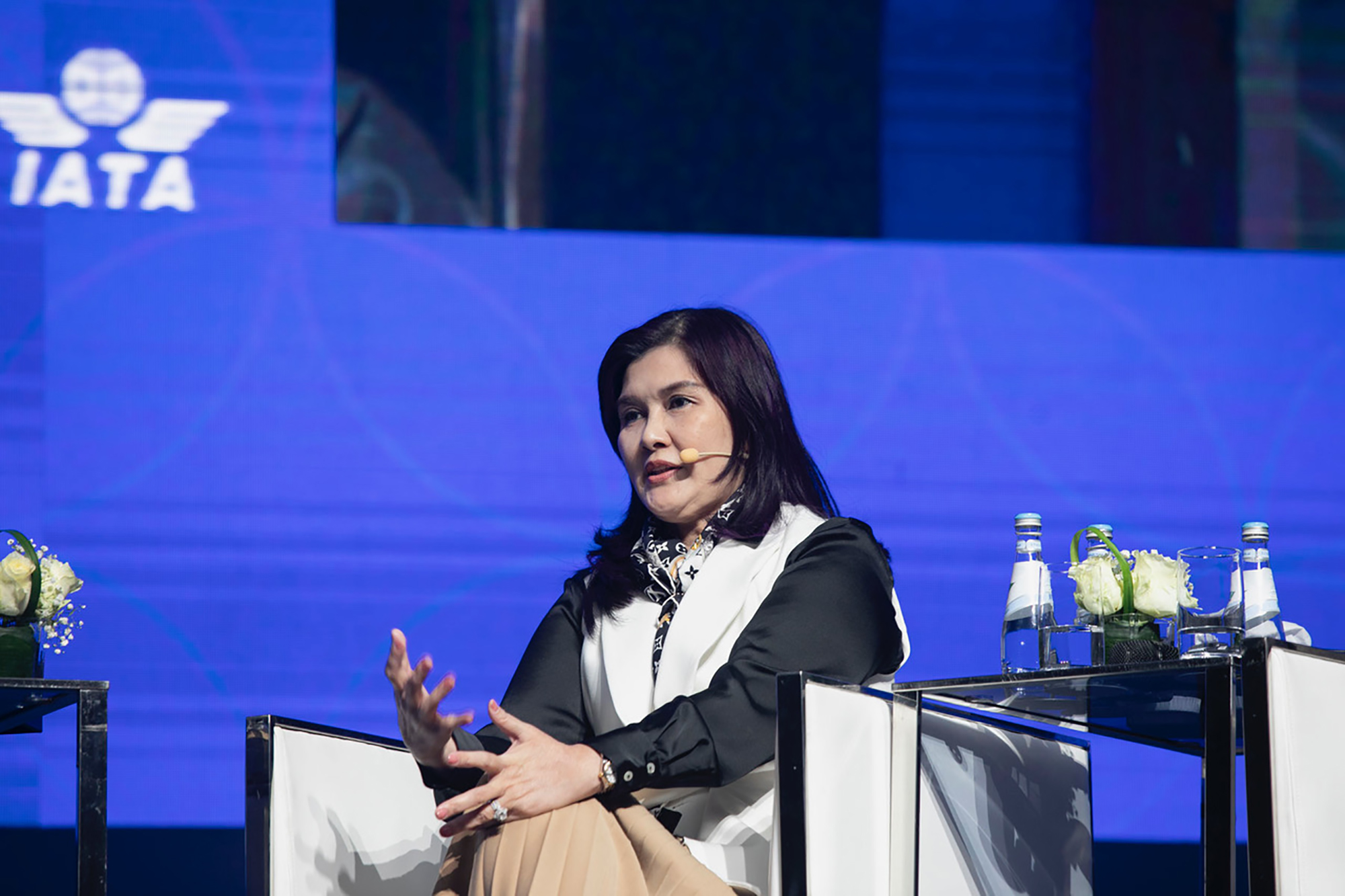 &nbsp;B&agrave; Hồ Ngọc Yến Phương chia sẻ kinh nghiệm vượt đại dịch của Vietjet (ảnh: N.T).