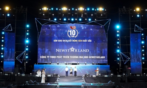 2 năm liên tiếp NewstarLand “bội thu” giải thưởng tại Ngày Hội môi giới bất động sản Việt Nam 