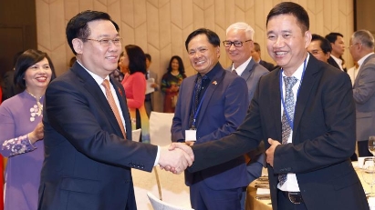 NA Chairman meets Vietnamese business community in Europe